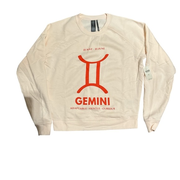 NWT Anthropologie Gemini Zodiac Sweatshirt - Picture 3 of 4